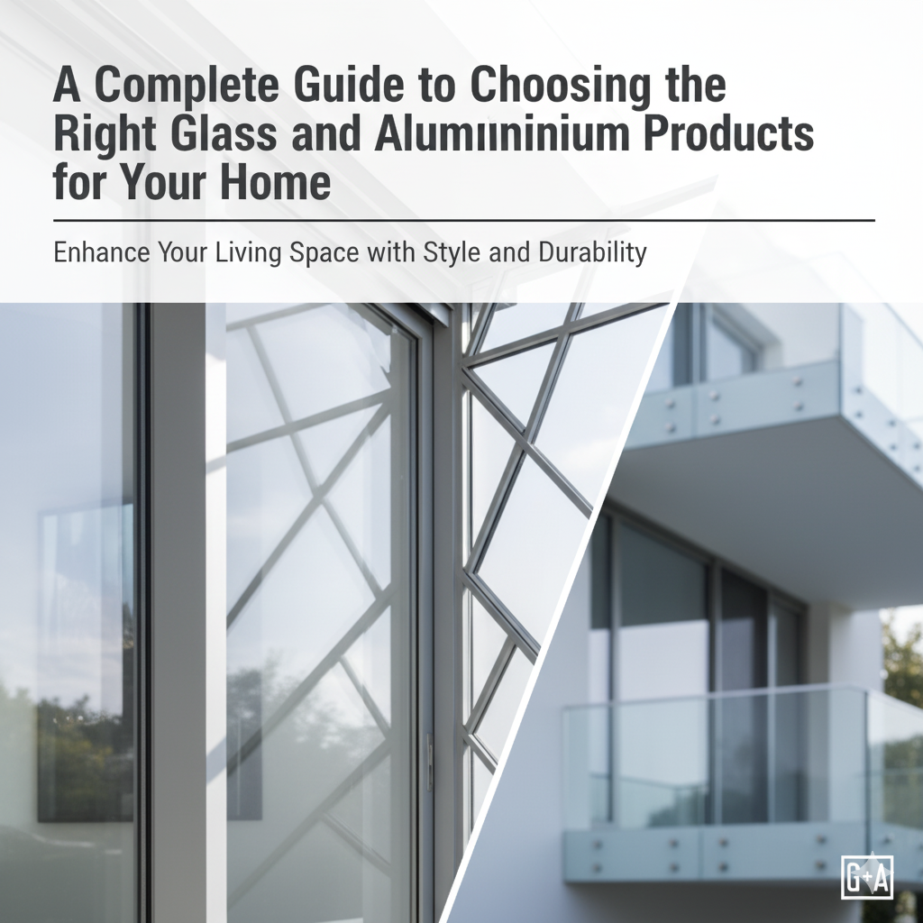 A Complete Guide to Choosing the Right Glass and Aluminium Products for Your Home